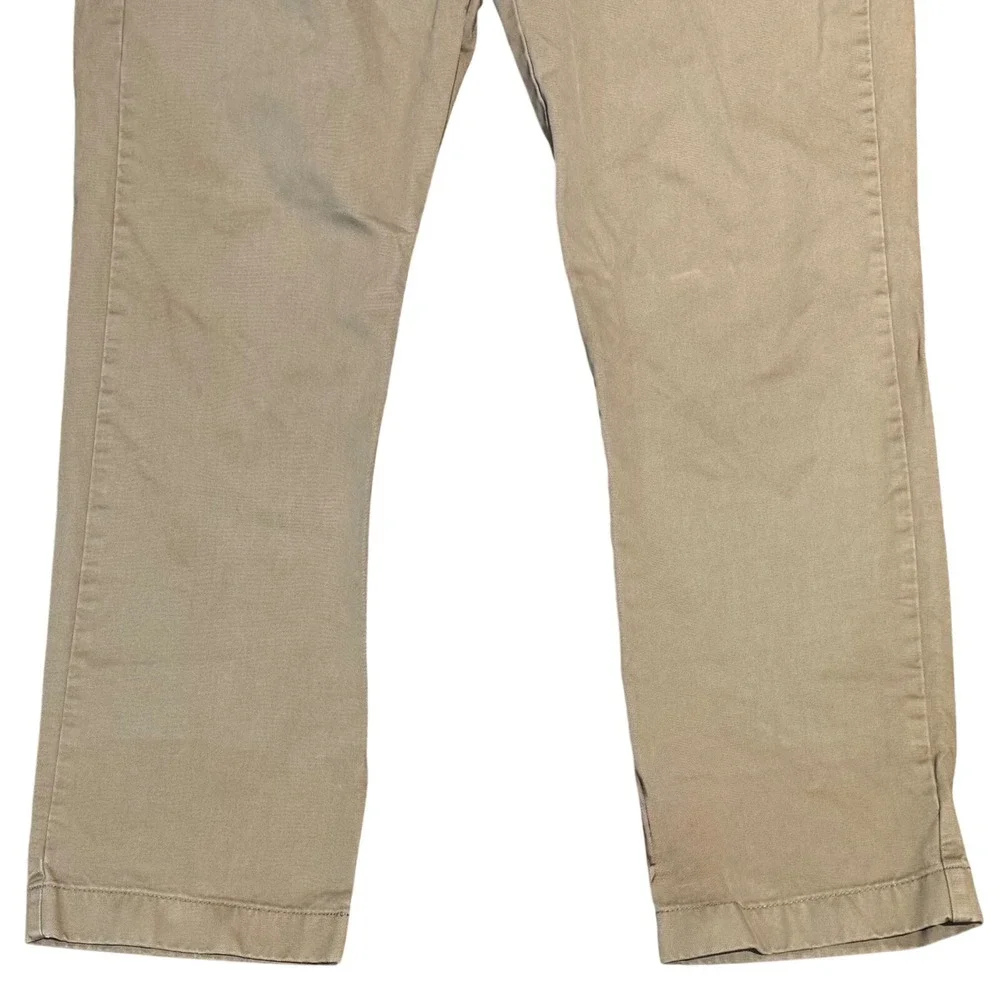 J.Crew‎ Broken-In Chino Pants 32x30 Khaki Tan Cotton Straight Leg casual